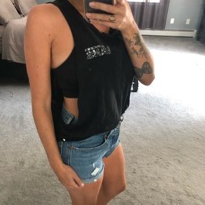 Vans cut off muscle tee
